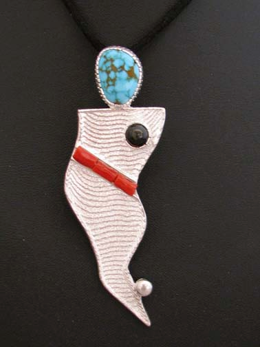 Necklace Acoma tribe good Indian turquoise